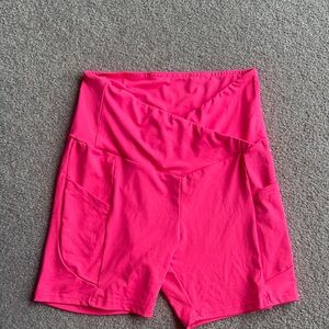 SHEIN drop waist biker shorts